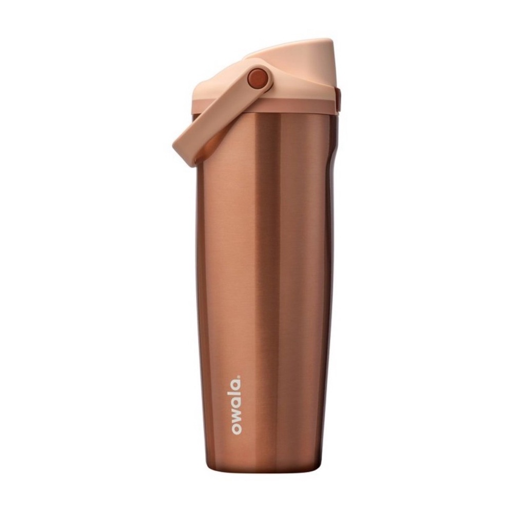 💫 Owala FreeSip Sway 30oz Water Bottle “In Good Company” Shiny Rose Gold NWT